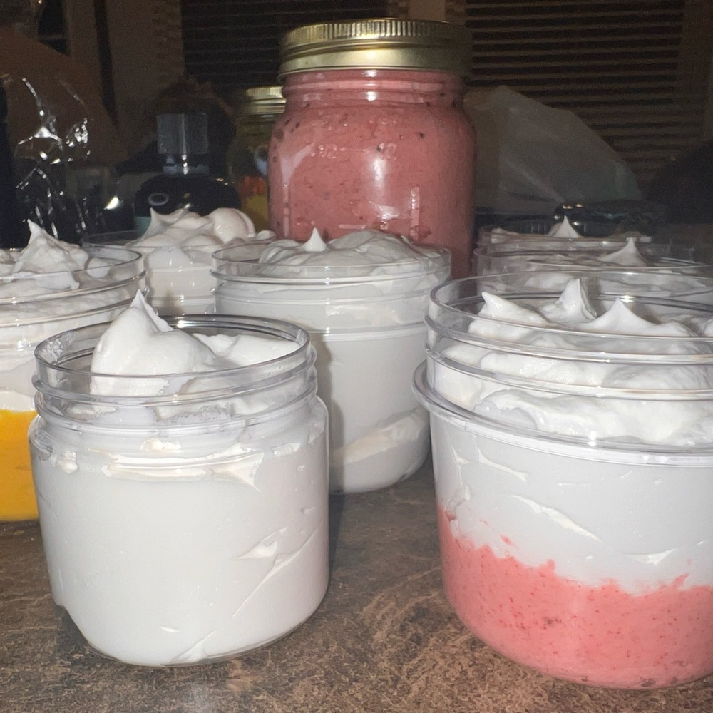 Whipped Body Butter Set - Pink, White, Yellow